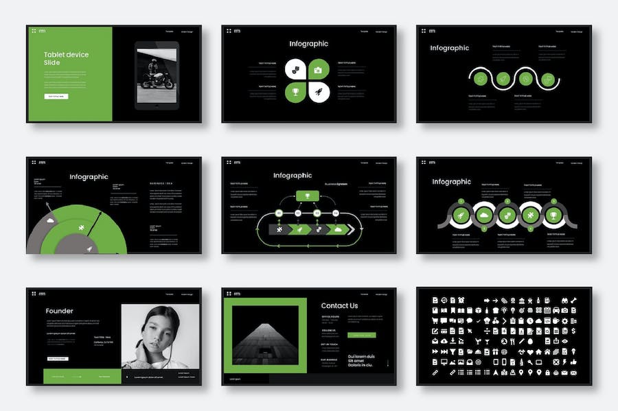 商务品牌推广营销策略市场分析PPT模板 - PPT派