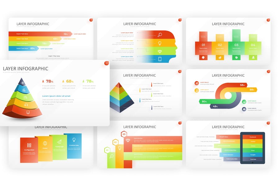 Layer-infographic-gradient-powerpoint-template - PPT派