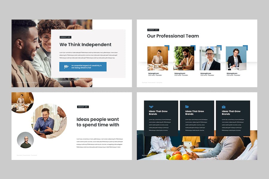商业营销核心策略Keynote演示模板 - PPT派