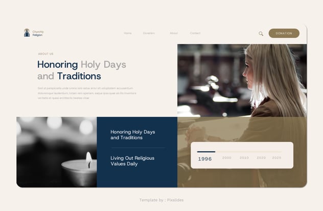 宗教信仰活动主题演讲传播Keynote模板 - PPT派