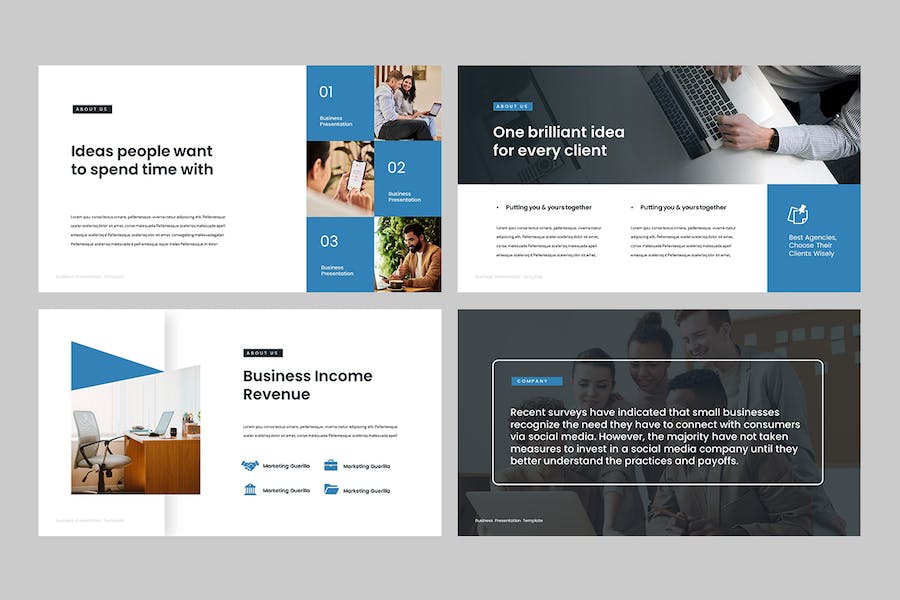 商业营销核心策略Keynote演示模板 - PPT派