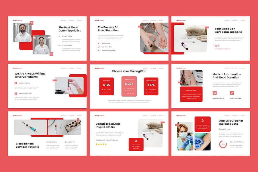 医疗捐献募捐推广宣传PPT模板 - PPT派