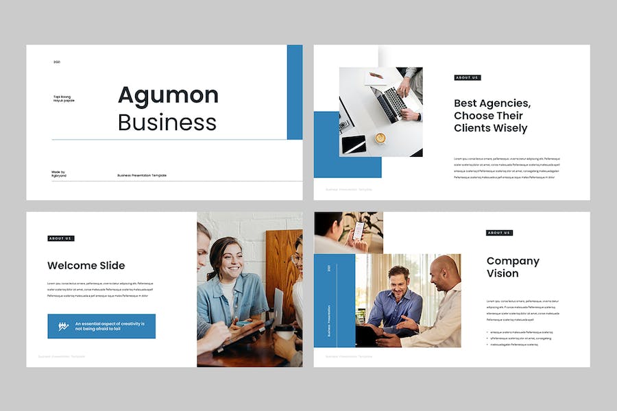 商业营销核心策略Keynote演示模板 - PPT派