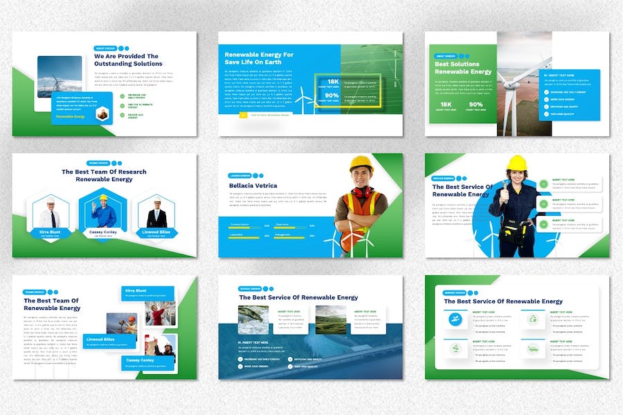 能源替代能源环保推广Keynote模板 - PPT派