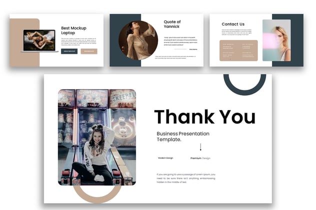 商务项目展示工作汇报PPT模板 - PPT派