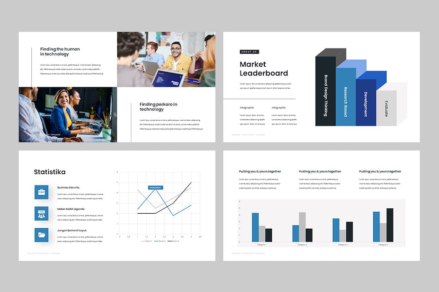 商业营销核心策略Keynote演示模板 - PPT派