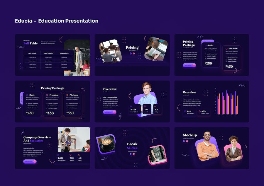 教育课程设计教学方案讲述Keynote模板 - PPT派