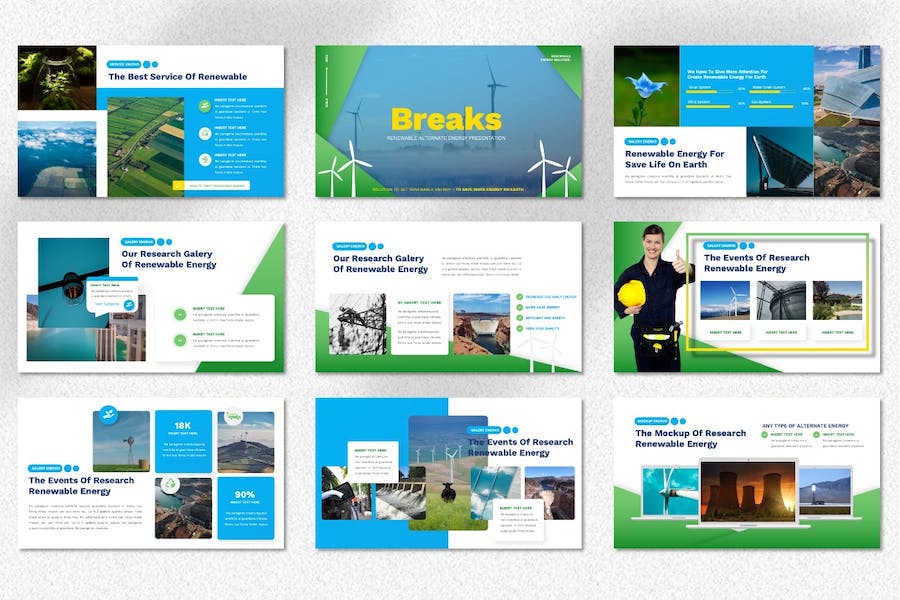 能源替代能源环保推广Keynote模板 - PPT派