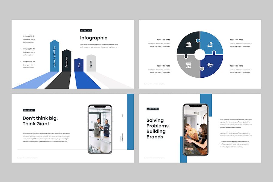 商业营销核心策略Keynote演示模板 - PPT派