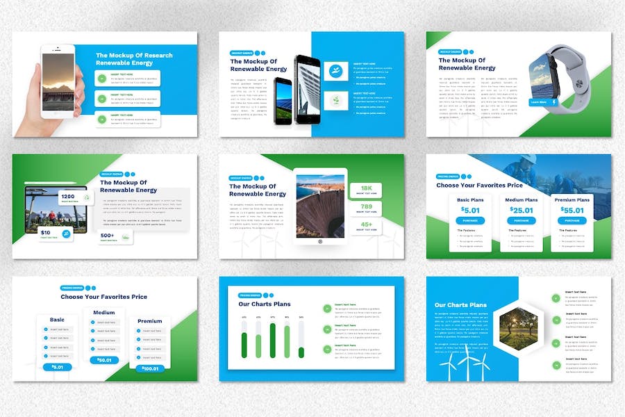 能源替代能源环保推广Keynote模板 - PPT派