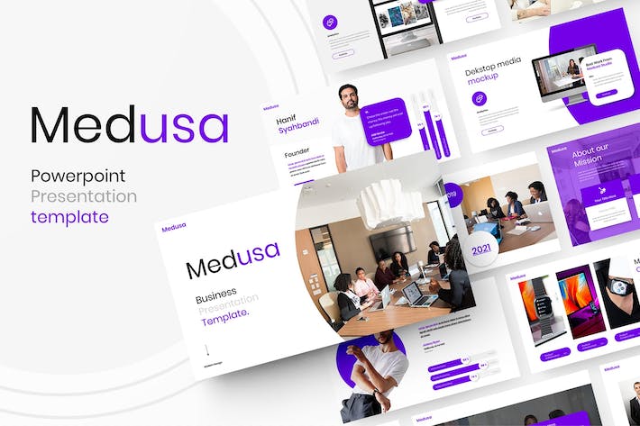 Medusa-商务-PowerPoint-模板 - PPT派