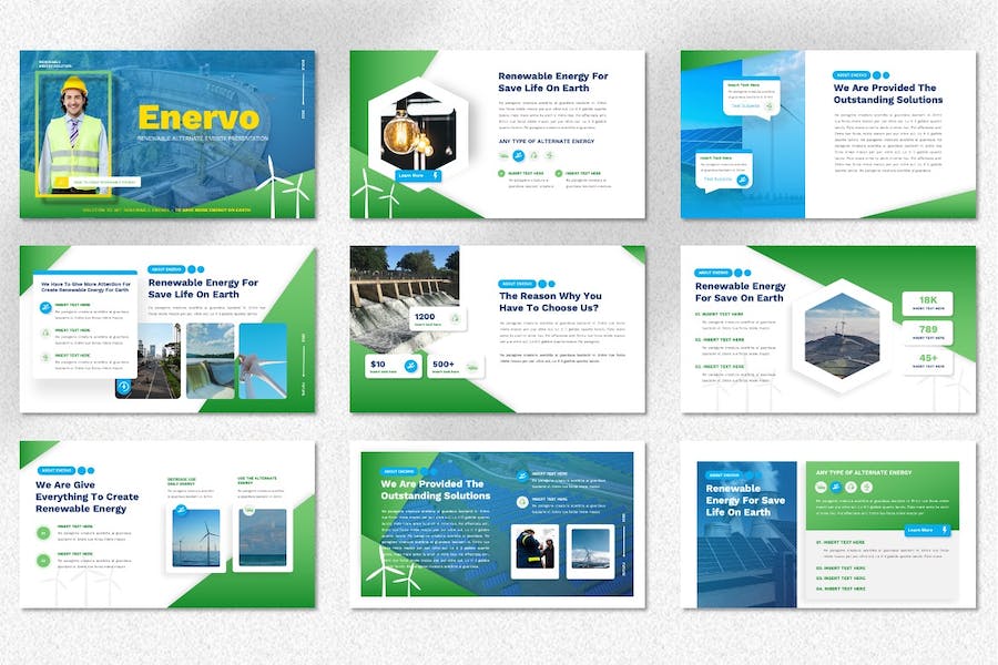 能源替代能源环保推广Keynote模板 - PPT派