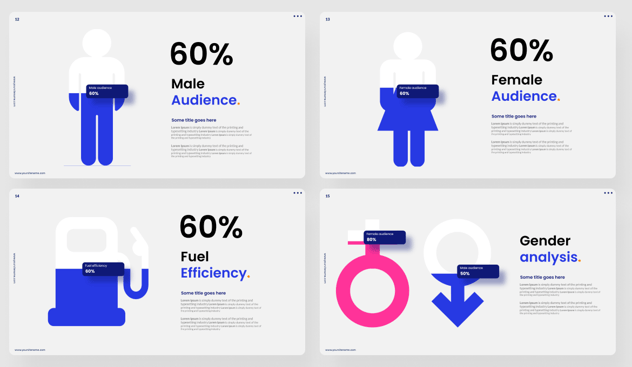 Excel可编辑数据图表统计PPT模板 - PPT派