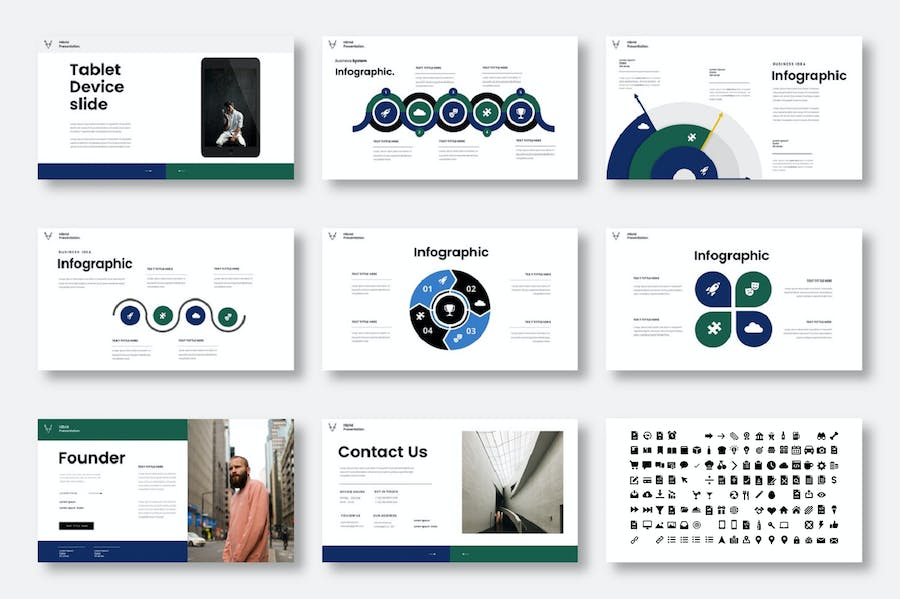 企业商务品牌建设合作运营Keynote模板 - PPT派