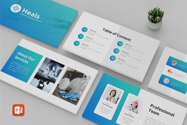 医疗治疗康复方案展示PPT模板 - PPT派