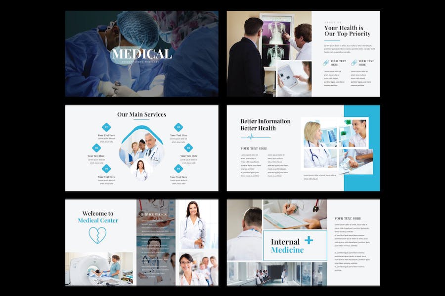 医疗行业产品推介会PPT模板 - PPT派