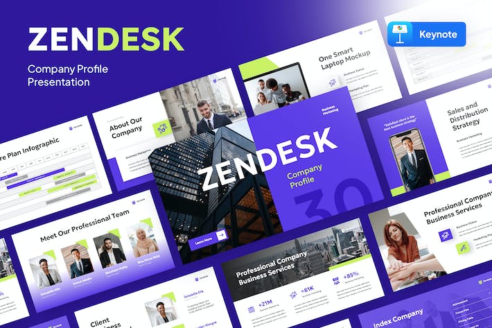 公司企业介绍展示Keynote模板 - PPT派