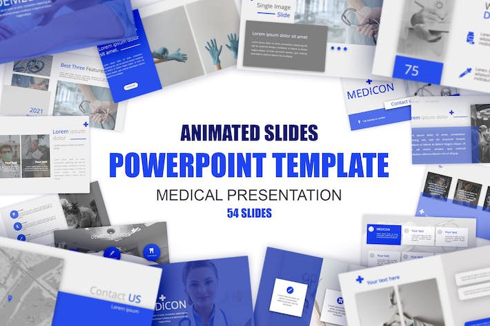 医药医学研究报告展示PPT模板 - PPT派