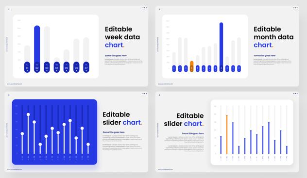 Excel可编辑数据图表统计PPT模板 - PPT派