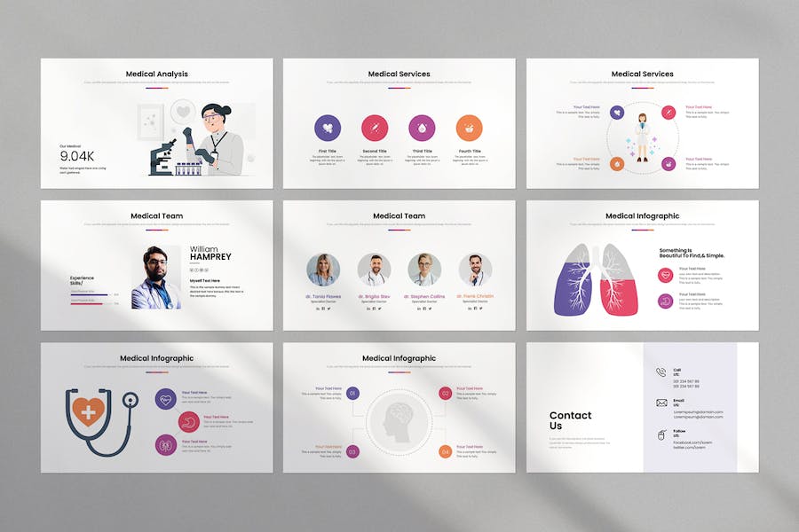 医疗行业学术知识讲授方案PPT模板 - PPT派