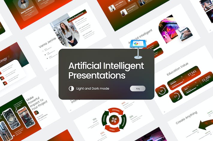 人工智能技术讲述展示Keynote模板 - PPT派