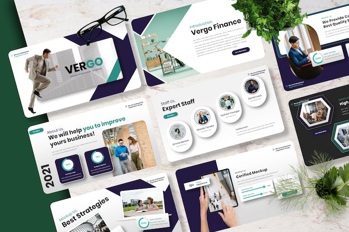 企业财务金融投资咨询服务Keynote模板 - PPT派