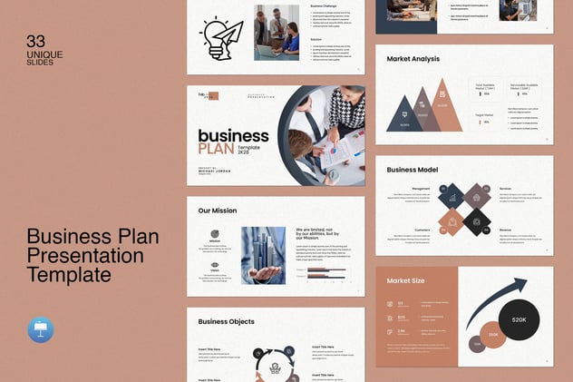 商业计划书项目融资方案Keynote模板 - PPT派