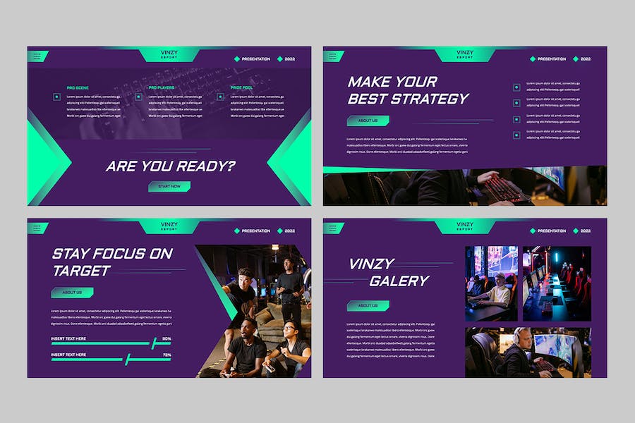 电竞游戏赛事策划运营方案Keynote模板 - PPT派