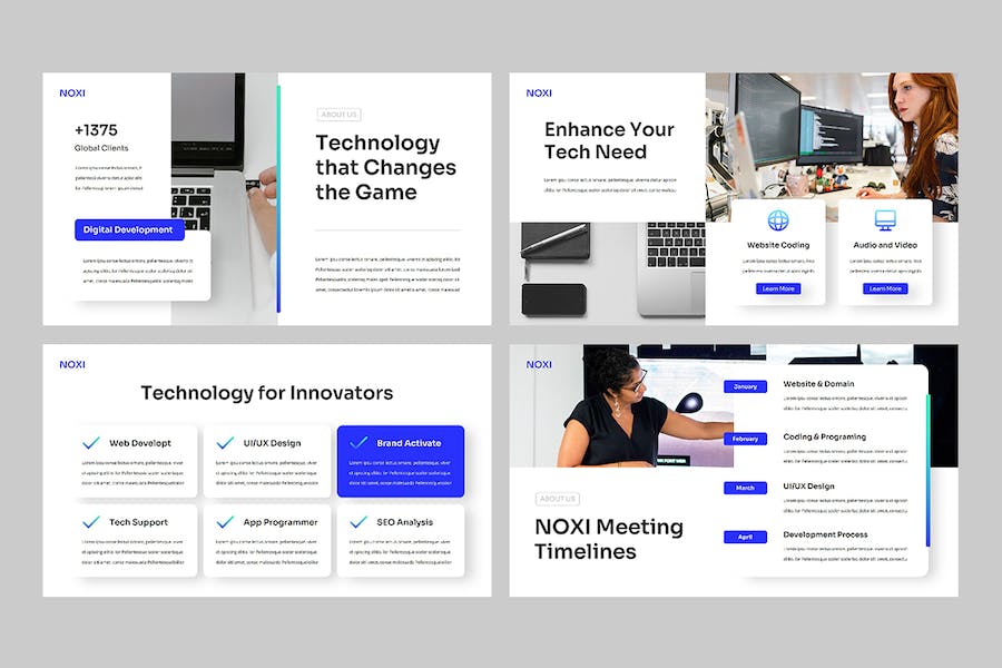 科技创业项目融资路演方案Keynote模板 - PPT派