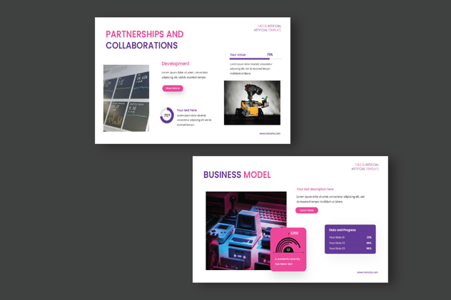 人工智能数字化创新科技方案PPT模板 - PPT派