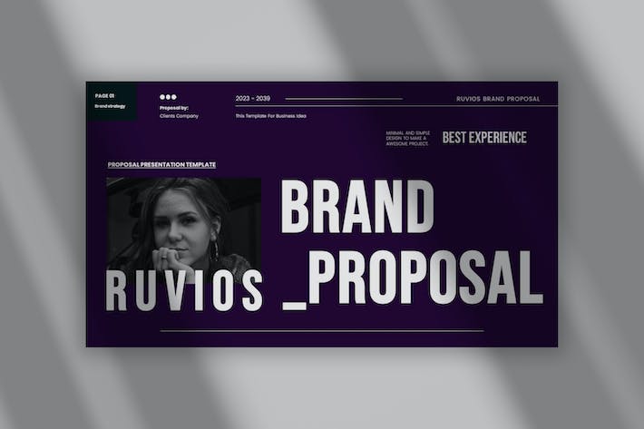 文艺复古品牌建设项目提案Keynote模板 - PPT派