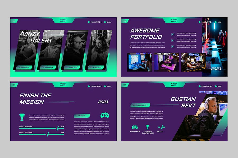 电竞游戏赛事策划运营方案Keynote模板 - PPT派