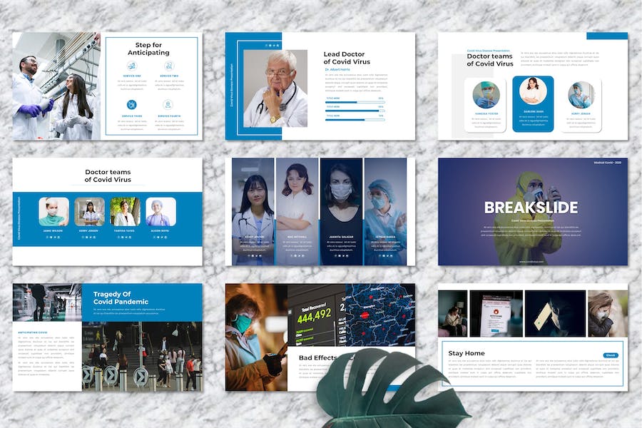 医疗防护知识科普讲座PPT模板 - PPT派