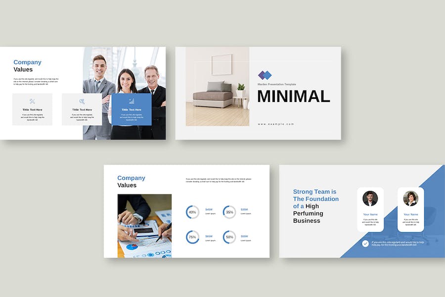 极简商务演讲方案Keynote模板 - PPT派