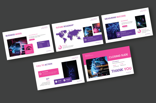 人工智能数字化创新科技方案PPT模板 - PPT派