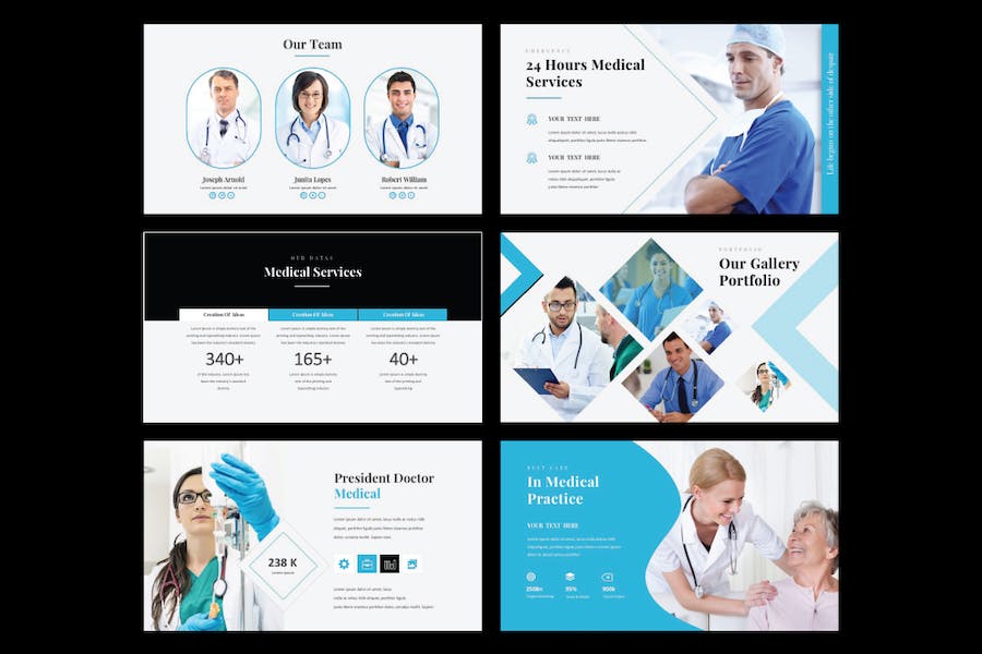 医疗行业产品推介会PPT模板 - PPT派