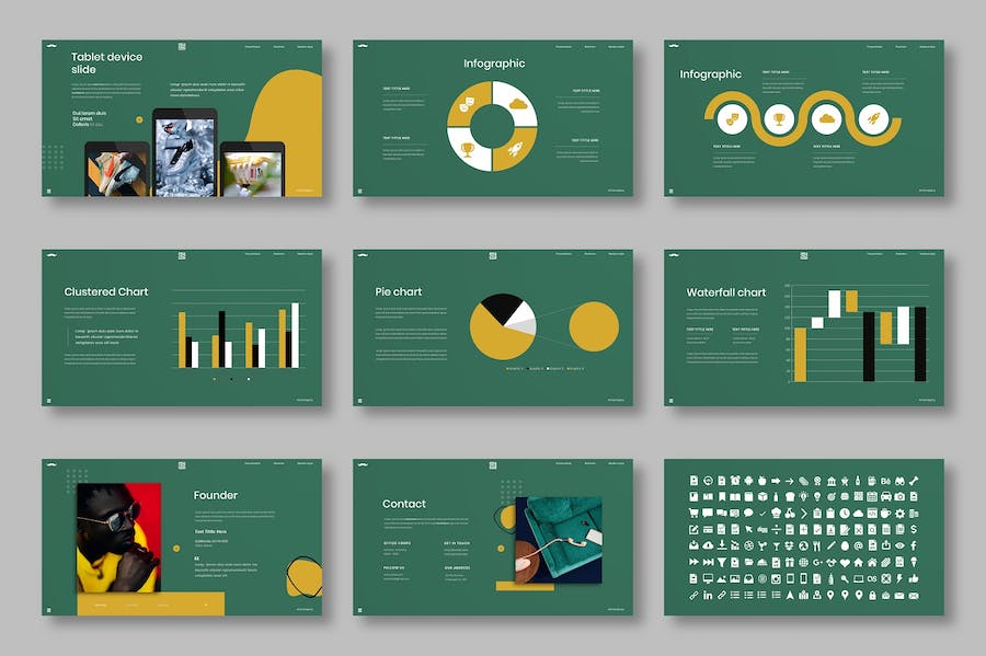 科技行业商务创意设计Keynote模板 - PPT派