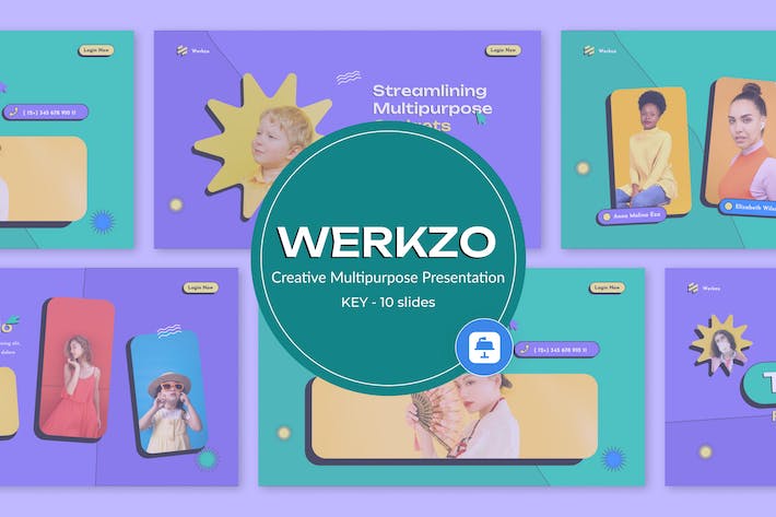 创意多功能Keynote主题演讲模板 - PPT派