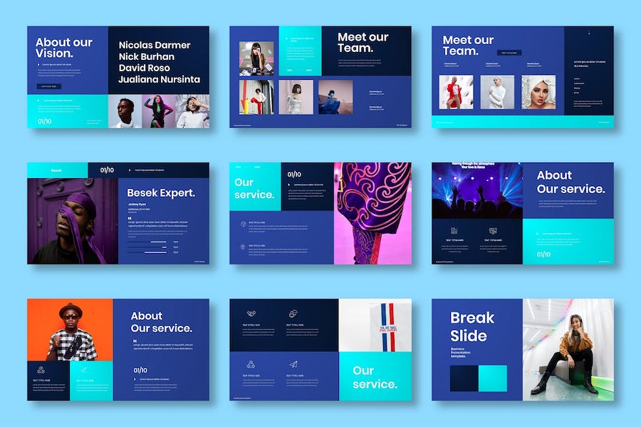 创意商务品牌展示融资方案Keynote模板 - PPT派