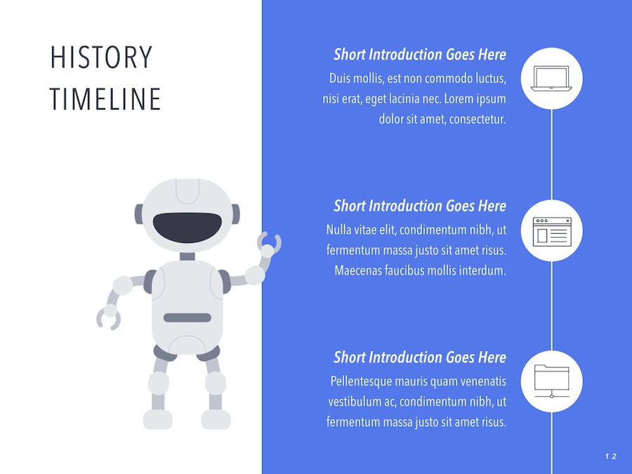 智能机器人科技产品功能演示PPT模板 - PPT派