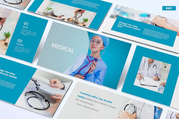 医疗机构团队介绍Keynote模板 - PPT派