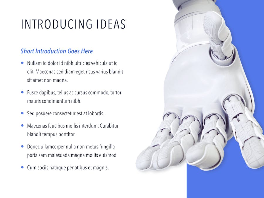 智能机器人科技产品功能演示PPT模板 - PPT派