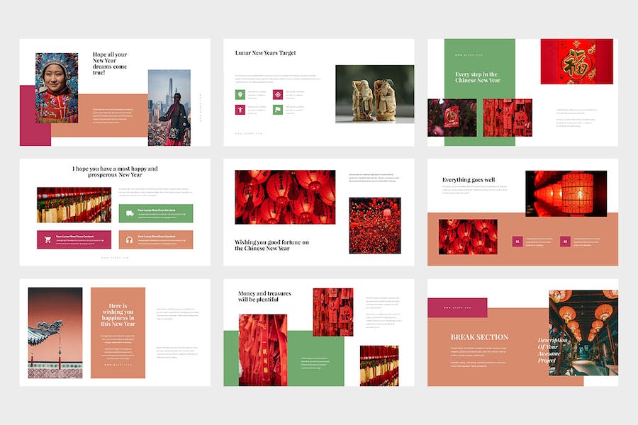 中国新年商务合作推介会Keynote模板 - PPT派