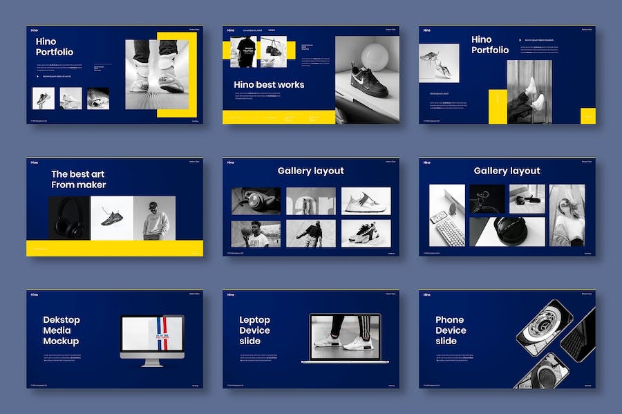 深蓝色商务专业企业宣传Keynote模板 - PPT派