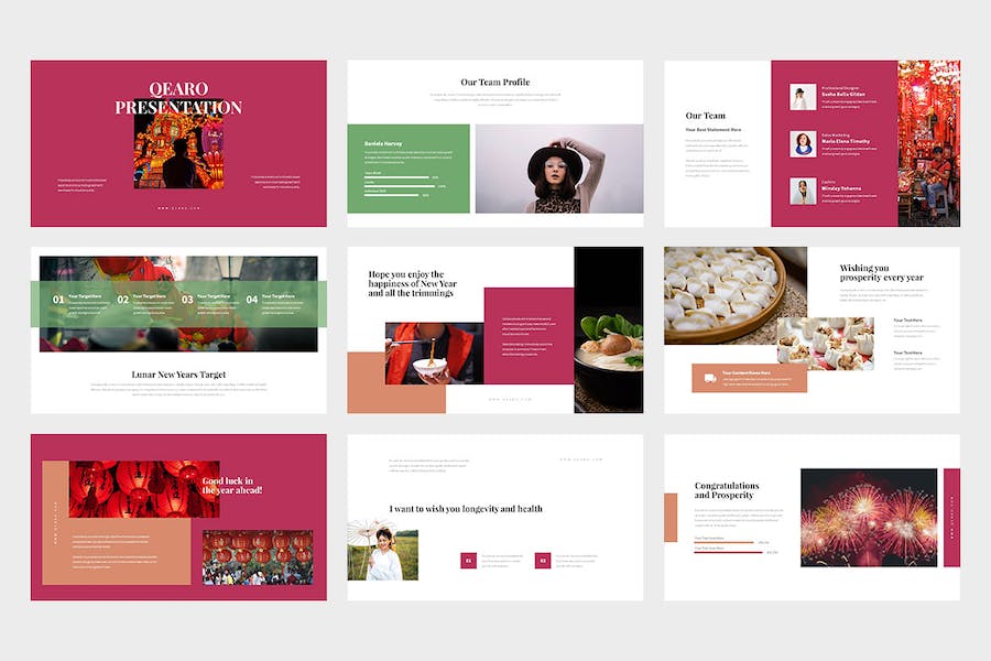 中国新年商务合作推介会Keynote模板 - PPT派