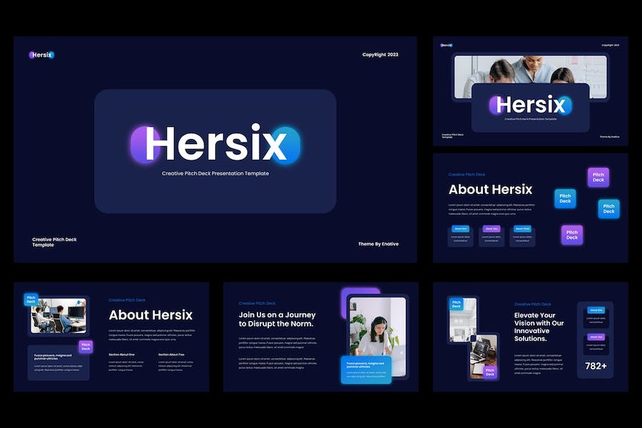 创意设计项目提案路演Keynote模板 - PPT派