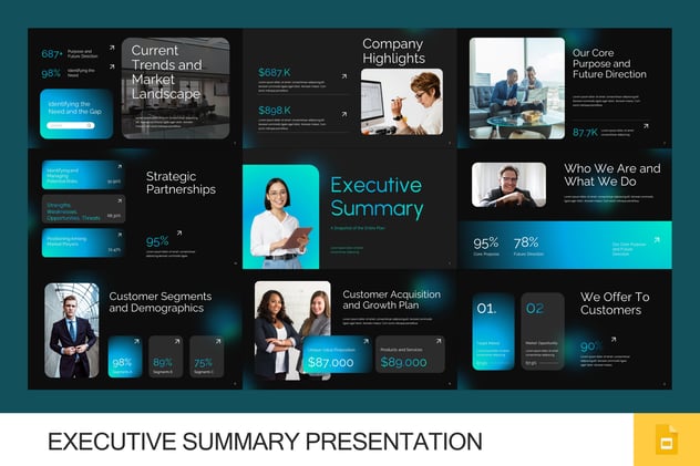 业务执行总结报告PPT模板 - PPT派