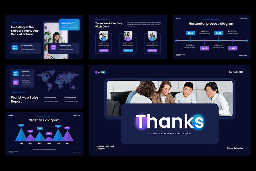 创意设计项目提案路演Keynote模板 - PPT派