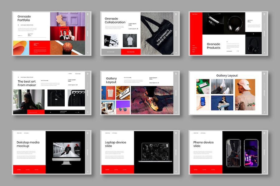 创意爆炸式商务项目路演推介Keynote模板 - PPT派