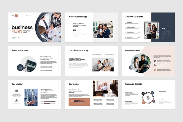 商业计划书项目融资方案Keynote模板 - PPT派